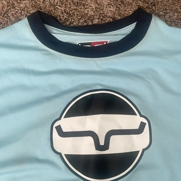 Kimesranch.com woman’s large NWT blue T-shirt athletic wear - Picture 2 of 4
